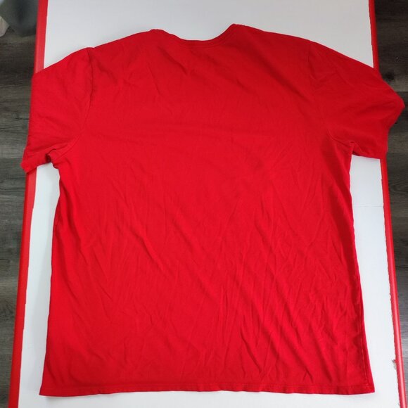 Nike Tee athletic cut dri-fit men's size XL red with graphic design - Picture 3 of 9